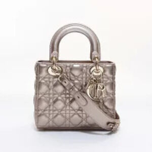 Dior Gold My Handbag Metallic Christian  Lady